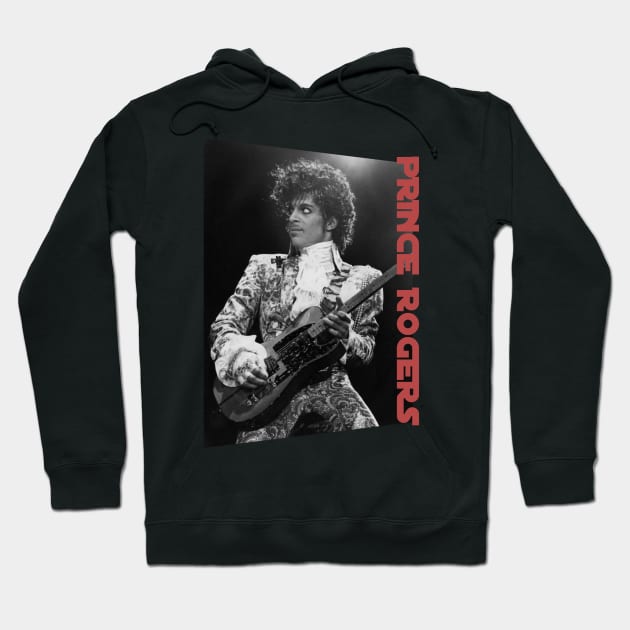 prince guitar Hoodie by BUBBLEMOON